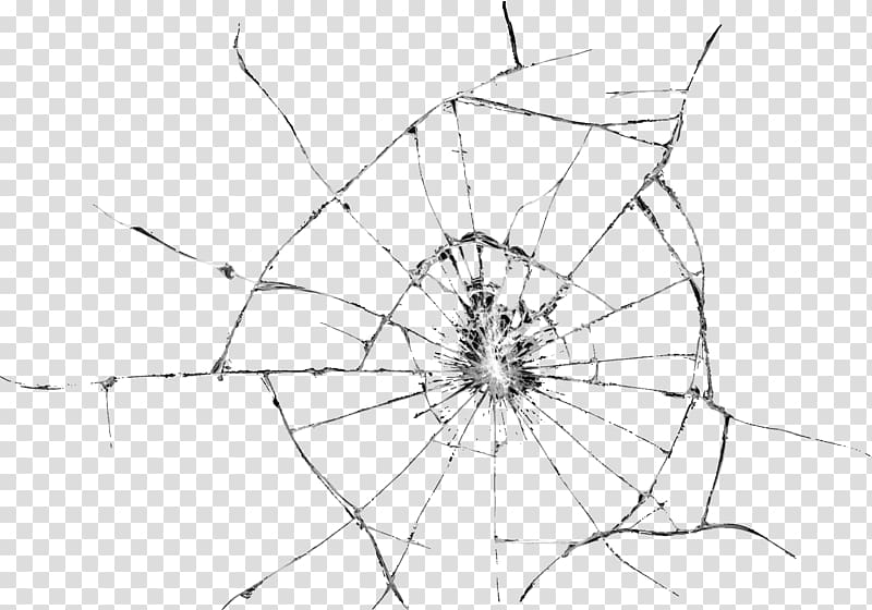 grayscale of spiderwebs, Window Light Glass , Glass Break transparent background PNG clipart