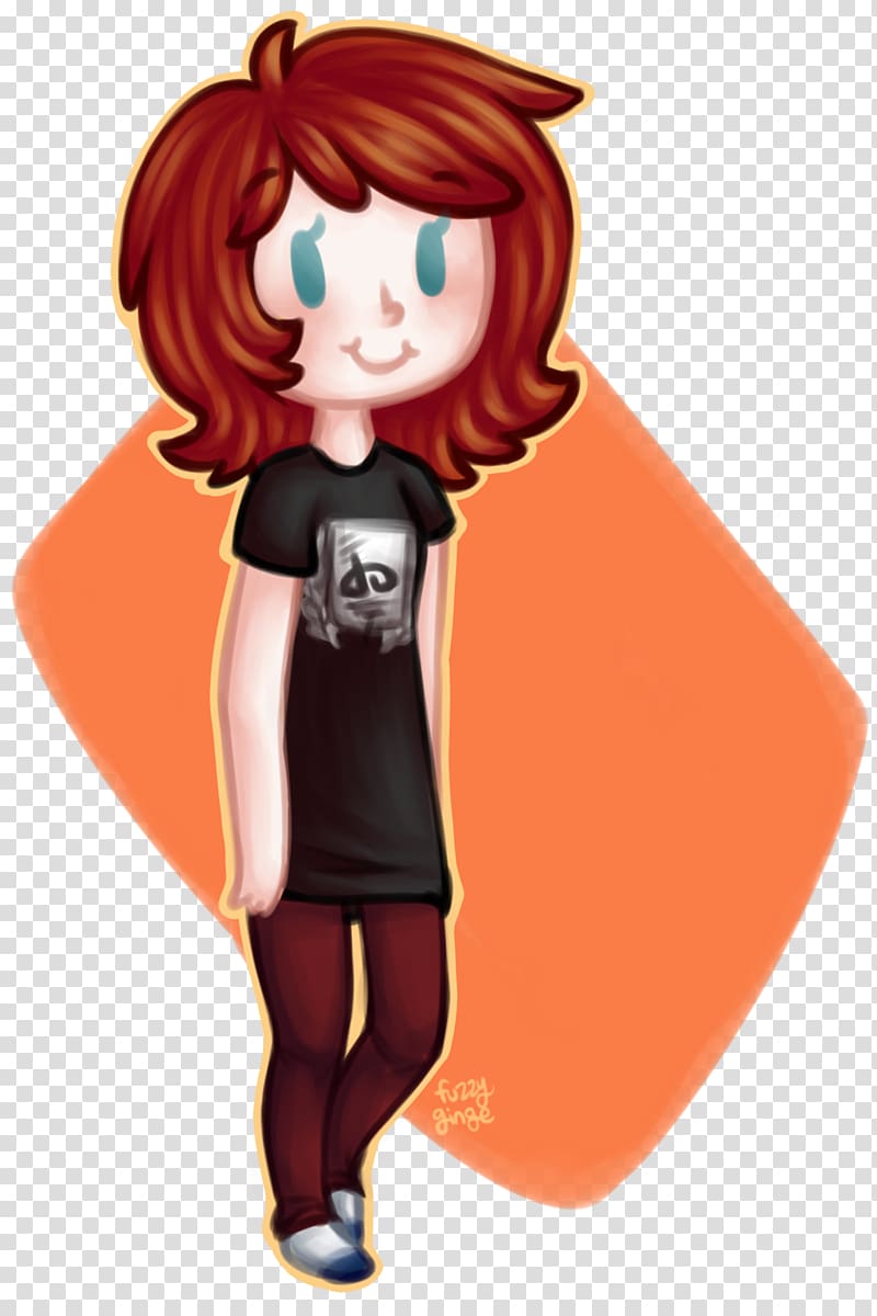 Brown hair Character , dumb transparent background PNG clipart