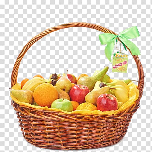 Food Gift Baskets Vegetarian cuisine Food storage Fruit, fruits basket transparent background PNG clipart