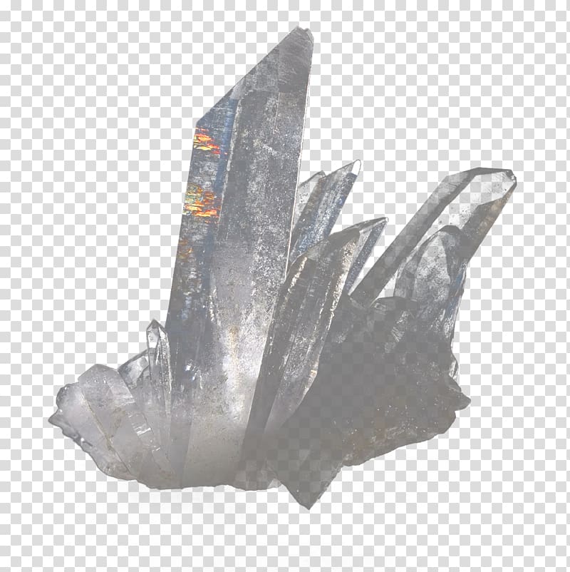 Quartz Crystal cluster Mineral, crystal transparent background PNG clipart