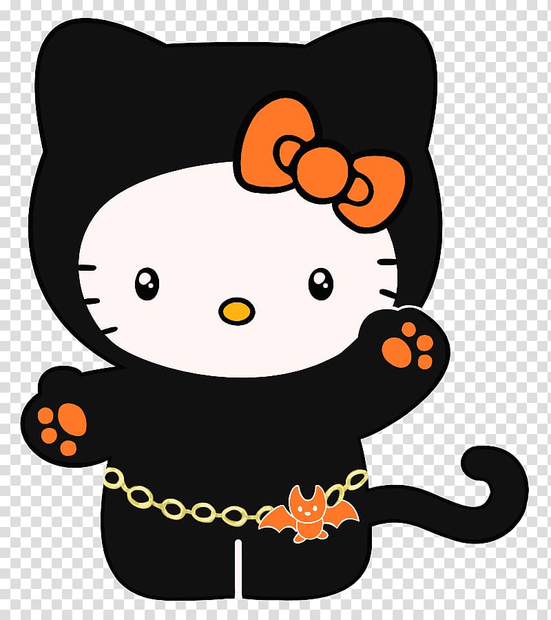 Hello Kitty YouTube Halloween , youtube transparent background PNG clipart