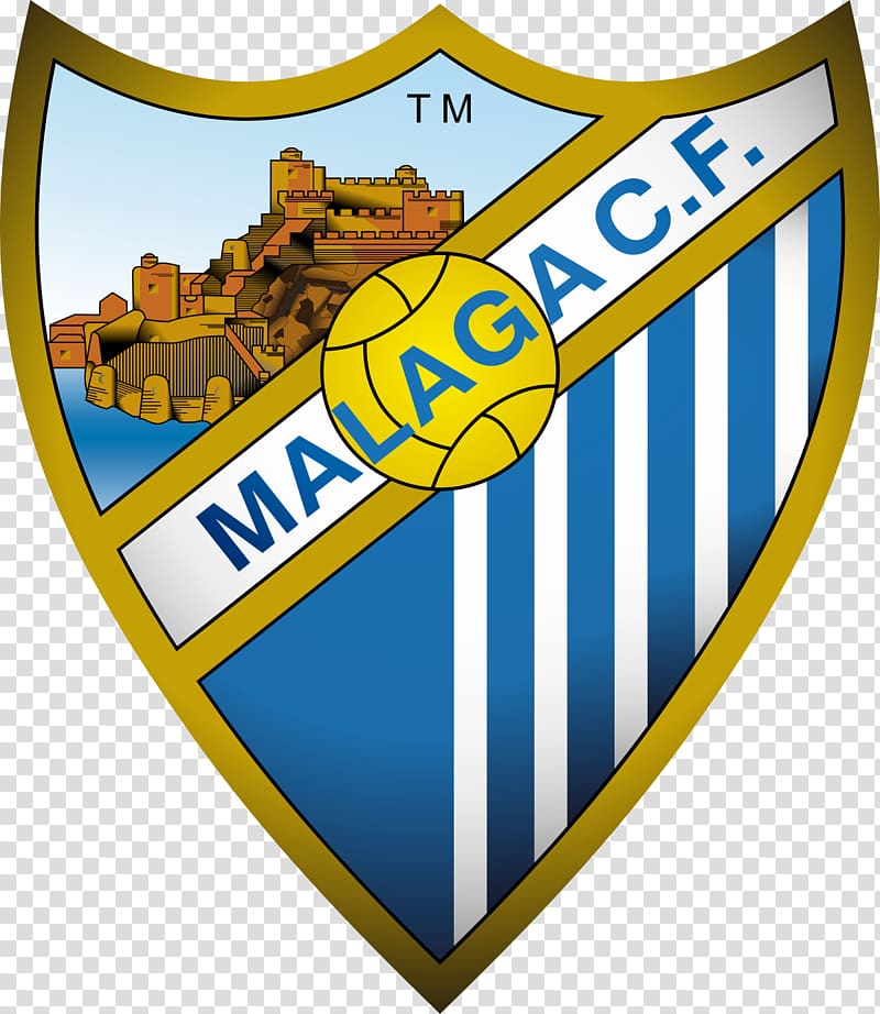 Málaga CF La Rosaleda Stadium 2017–18 La Liga Football Logo, football transparent background PNG clipart