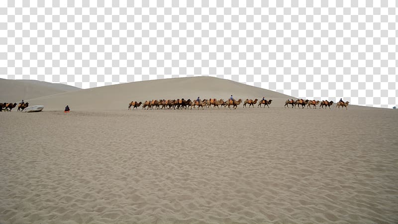 Singing sand Dune Erg, Crescent Lake in Dunhuang, Gansu four transparent background PNG clipart