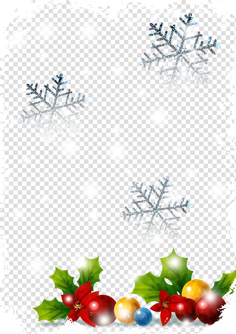 Christmas Poster Paper, Creative winter transparent background PNG clipart