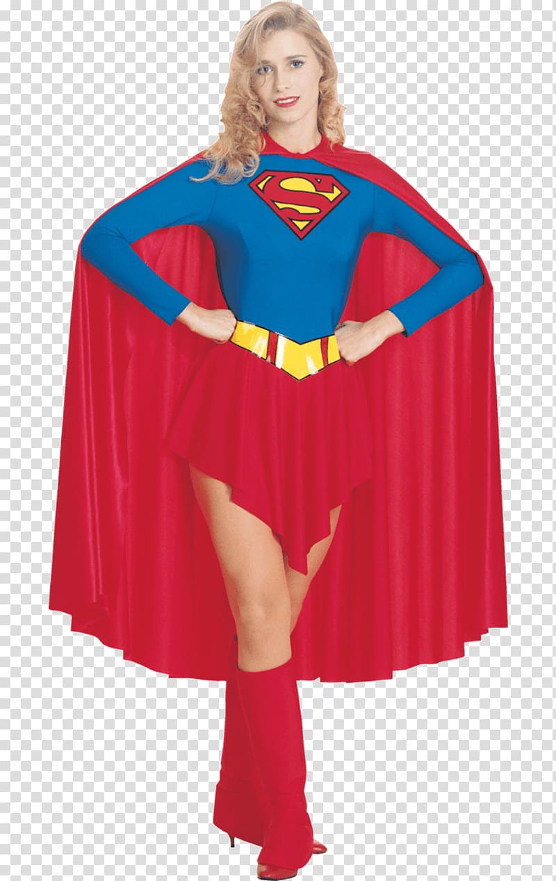 Supergirl Costume Superman T-shirt Clothing, Super Girl transparent background PNG clipart