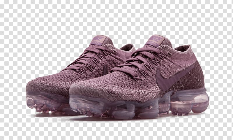 Nike Air VaporMax Flyknit 2 Women\'s Sports shoes Nike Air VaporMax Flyknit Women\'s Running Shoe, Purple Nike Shoes for Women Wide transparent background PNG clipart