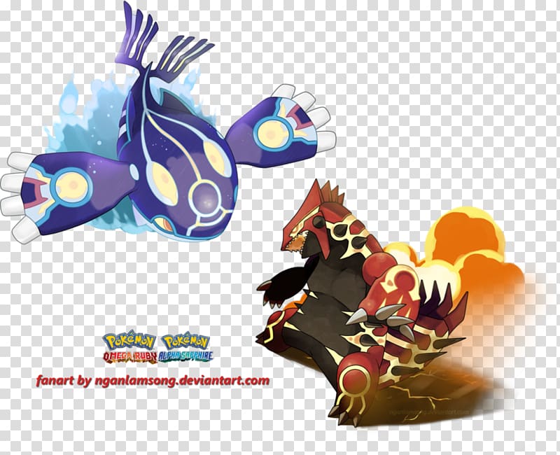 Groudon Pokémon Omega Ruby and Alpha Sapphire Pokémon Red and Blue Kyogre Rayquaza, Primal transparent background PNG clipart