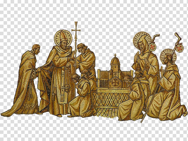 Classical sculpture Middle Ages Relief Ancient history, Saints Cyril And Methodius transparent background PNG clipart