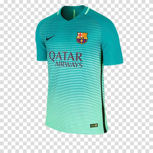 2015–16 FC Barcelona season Third jersey T-shirt, fc barcelona transparent background PNG clipart