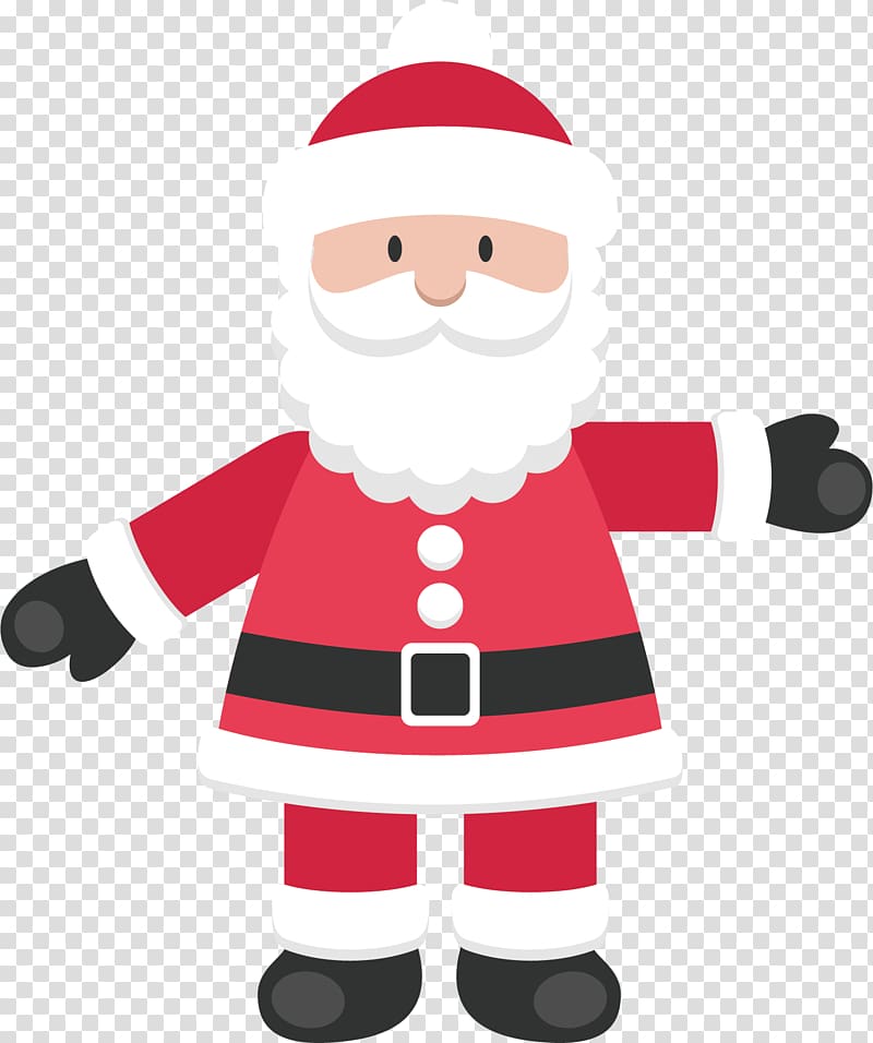 Santa Claus Gift Christmas, Santa Claus transparent background PNG clipart