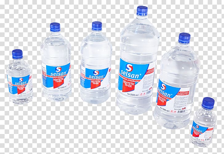 Paint thinner Water Bottles Plastic Packaging and labeling, paint transparent background PNG clipart