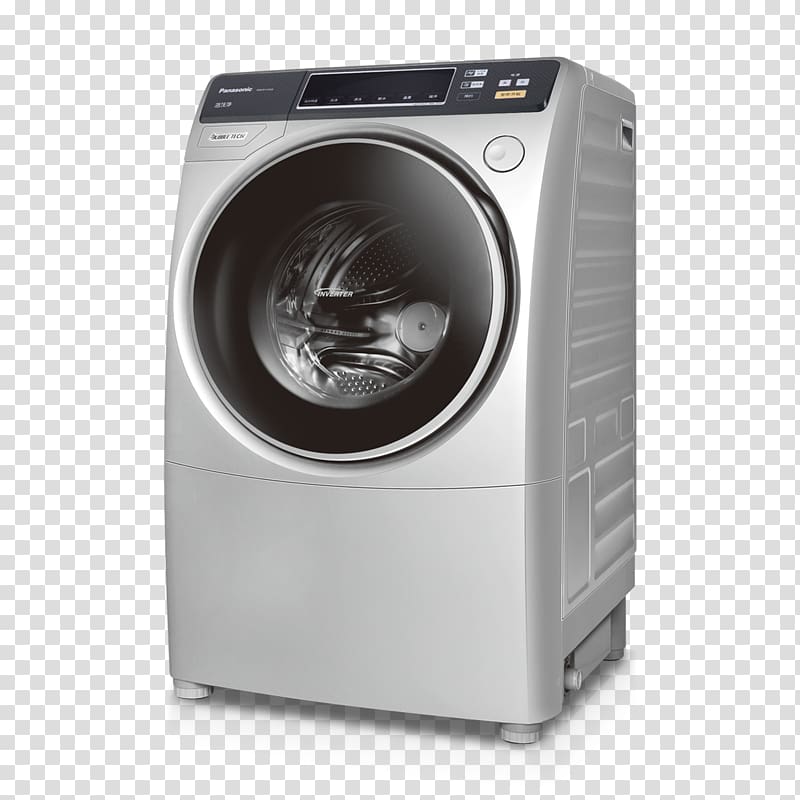 Washing machine Mat Refrigerator Clothes dryer, Panasonic Alpha series washing machine transparent background PNG clipart