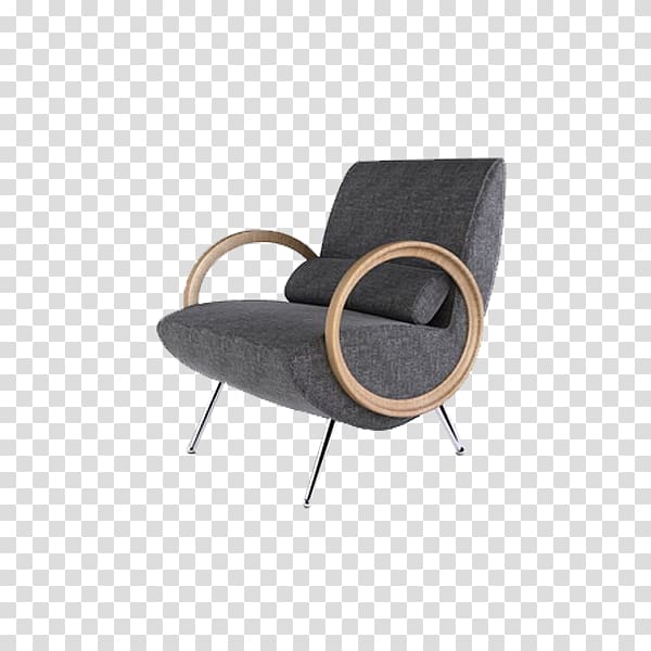Table Furniture Chair Living room 3D modeling, Gray sofa transparent background PNG clipart