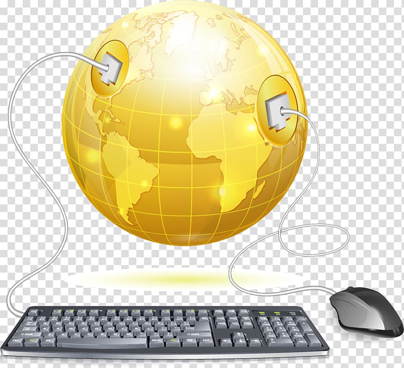 Computer keyboard Computer case Laptop Computer mouse Computer monitor, golden globe and keyboard transparent background PNG clipart