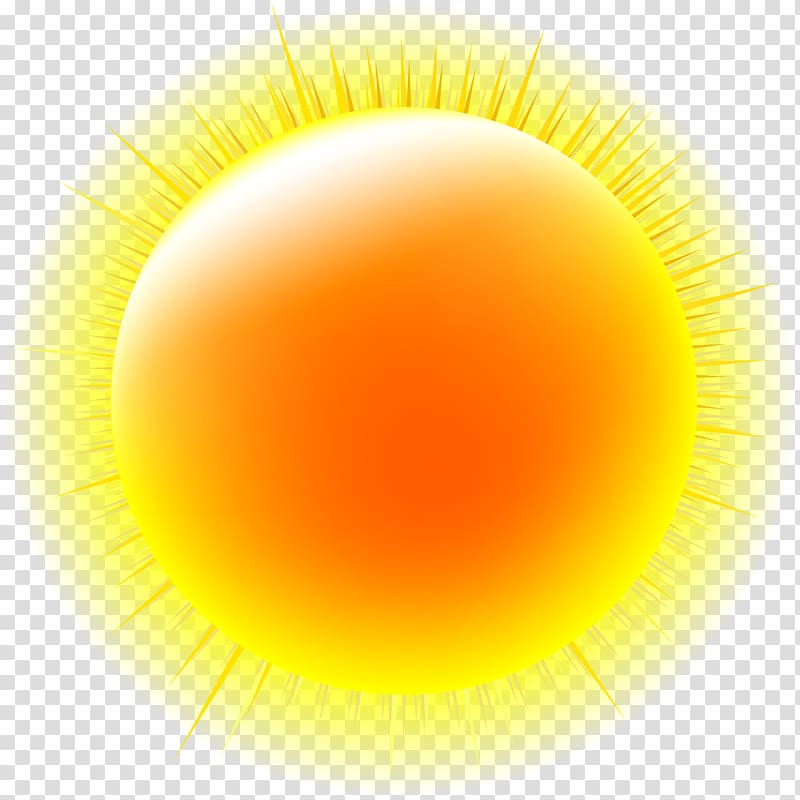 atmospheric golden sun transparent background PNG clipart