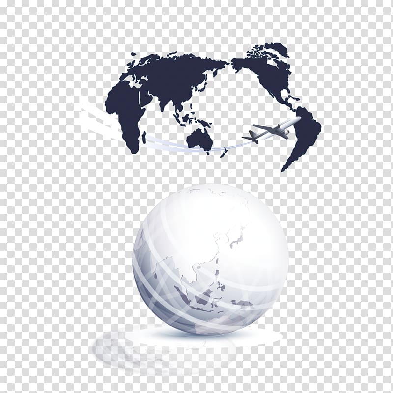China Manufacturing Business Company Industry, creative world map Earth transparent background PNG clipart