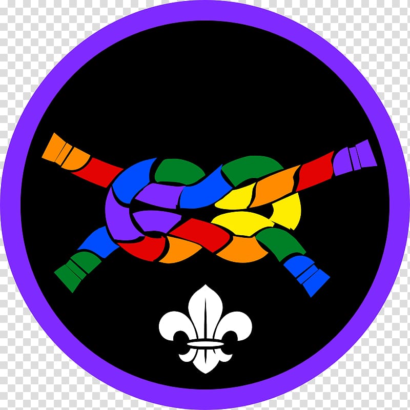 Scouting Merit badge Knot , pride transparent background PNG clipart