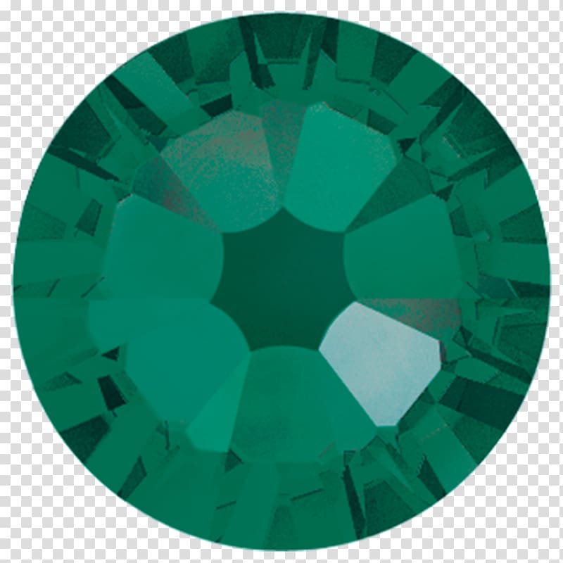 Swarovski AG Crystal Imitation Gemstones & Rhinestones Hotfix Emerald, emerald transparent background PNG clipart