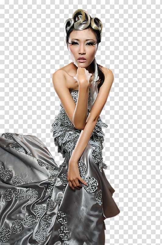 Centerblog Gown Fashion Woman, 3d magnolia transparent background PNG clipart