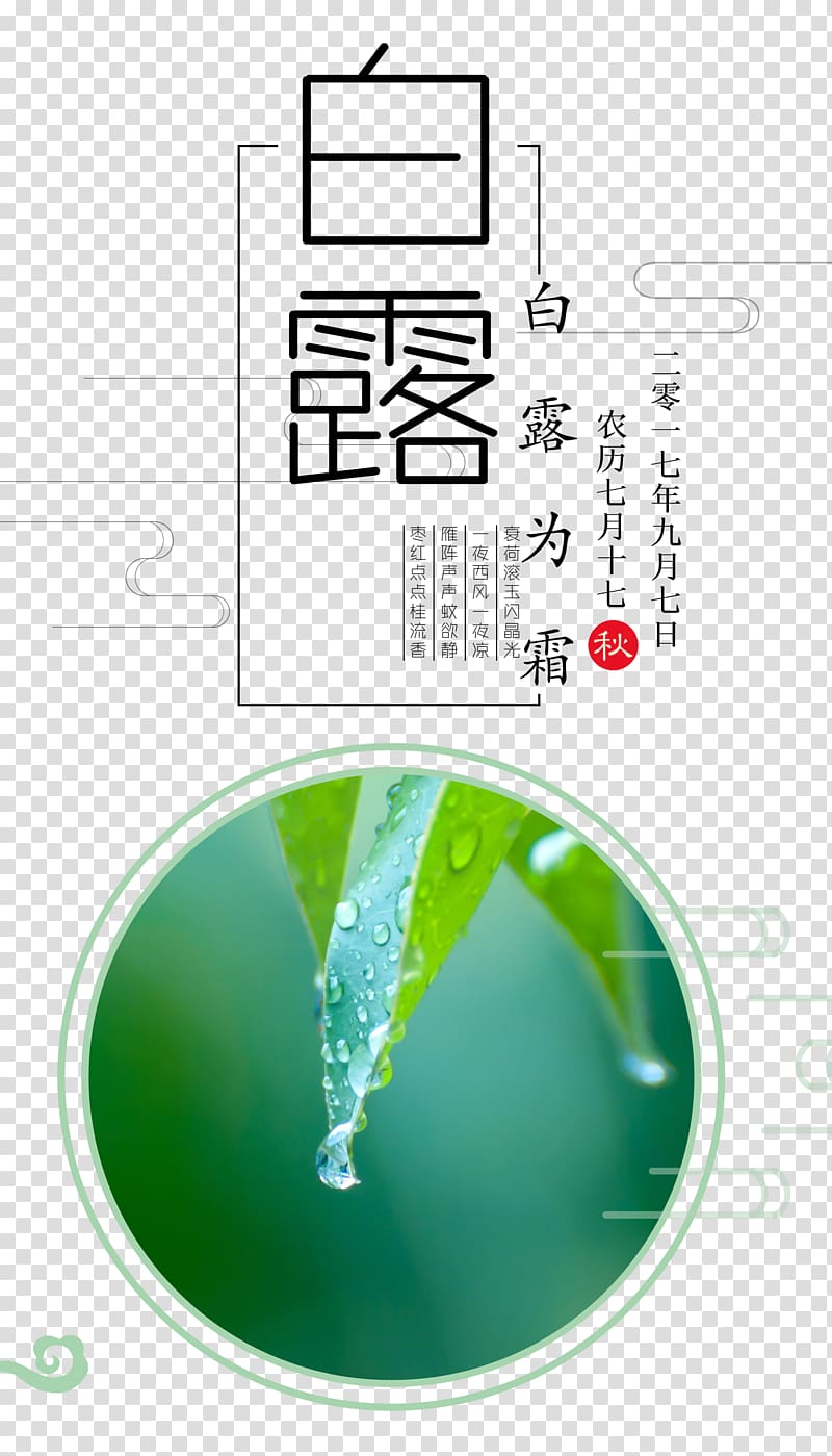 Dongzhi Daxue Hanlu Bailu Solar term, Simple egret poster free button material transparent background PNG clipart
