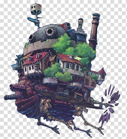 Ghibli Museum Studio Ghibli Film poster, Howls Moving Castle transparent background PNG clipart