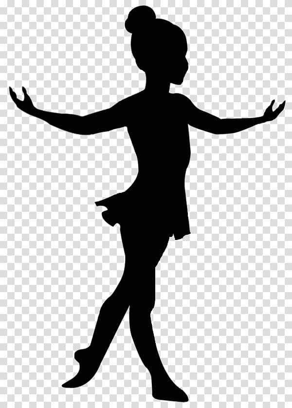 Dancing Girl Ballet Dancer Silhouette, Silhouette transparent background PNG clipart