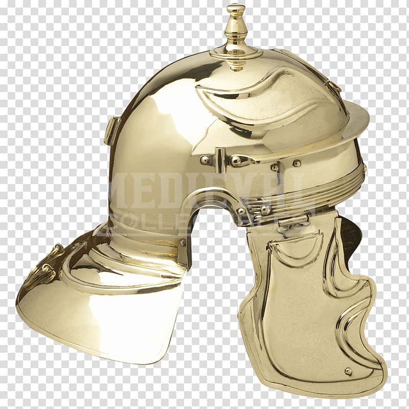 Aquincum Galea Helmet Brass Hauberk, Helmet transparent background PNG clipart