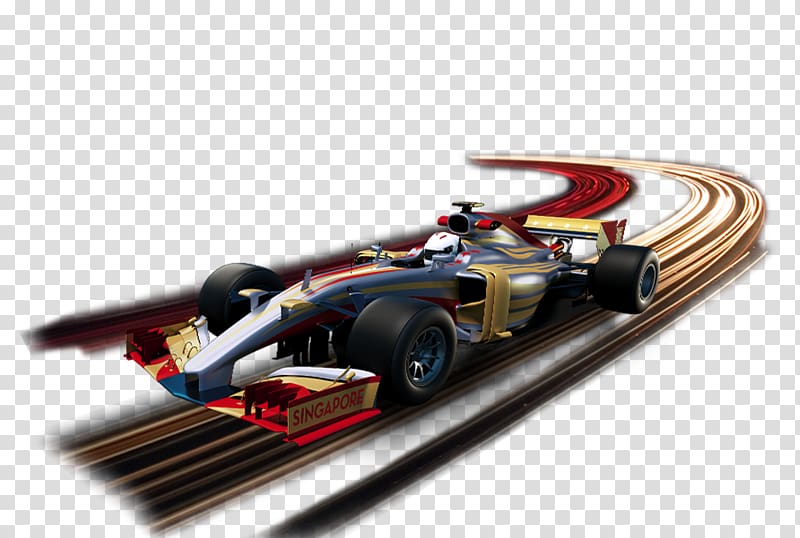 gray and yellow race car illustration, Singapore Grand Prix Formula One Russian Grand Prix Abu Dhabi Grand Prix Sky Sports F1, formula 1 transparent background PNG clipart