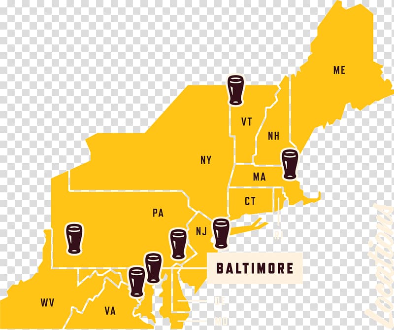 City Brew Tours Baltimore Map DC Brew Tours Brewery Somerville Brewing Company, Slumbrew, map transparent background PNG clipart