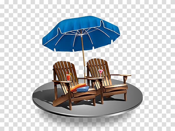 brown adirondack chairs illustration, Web design Icon design Interaction design Icon, Sun umbrella transparent background PNG clipart