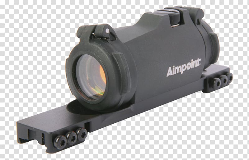 Aimpoint Micro H2 2MOA Aimpoint AB Red dot sight Leupold & Stevens, Inc. Aimpoint Black Micro H-1 2 MOA Sight With Standard Mount, tikka t3 transparent background PNG clipart