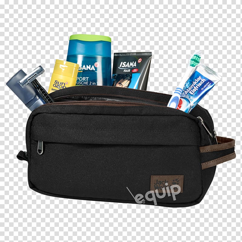 inkomen passagier Rationalisatie Cosmetic & Toiletry Bags Jack Wolfskin Zipper Cosmetics, bag transparent  background PNG clipart | HiClipart
