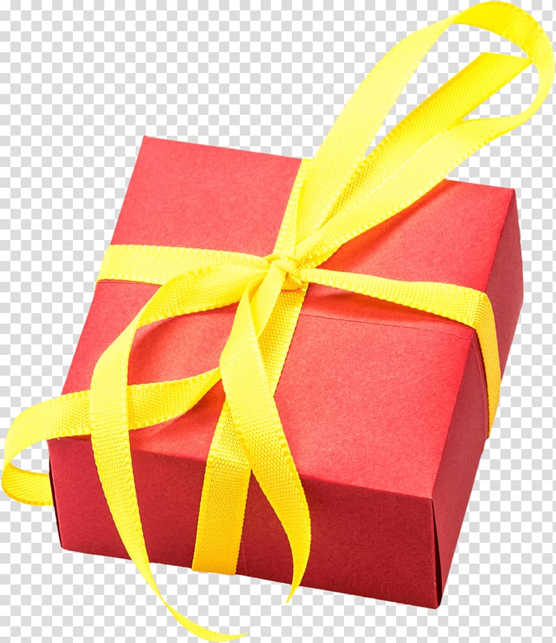 red and yellow gift box illustration, Happy Birthday Gift transparent background PNG clipart