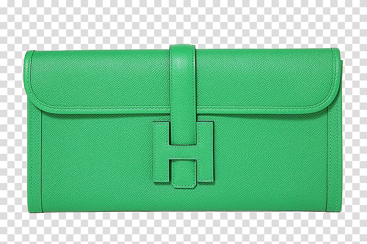 Green Hermxe8s Bag Google s, HERMES (Hermes) bamboo green leather clutch transparent background PNG clipart