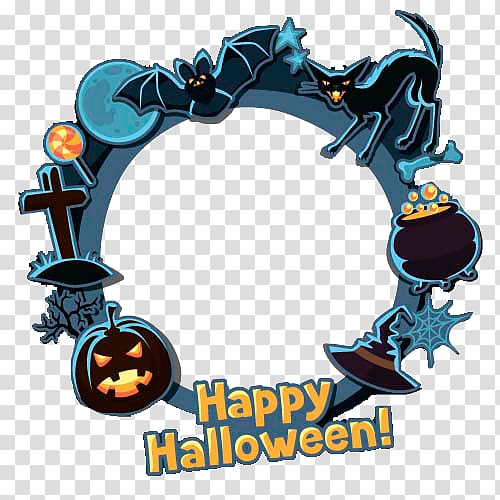 happy halloween transparent background PNG clipart