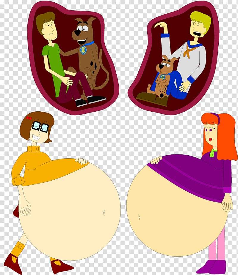 Velma Dinkley Daphne Blake Shaggy Rogers Scrappy-Doo Scooby-Doo, scooby doo transparent background PNG clipart