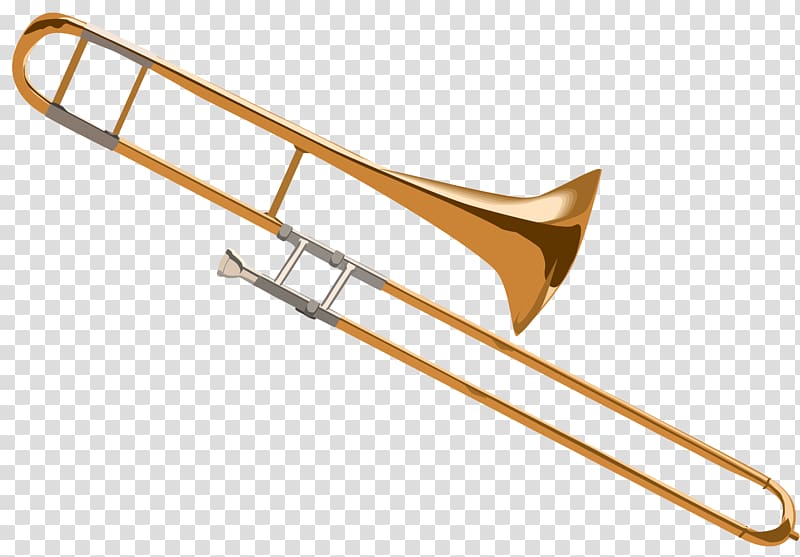 Trombone Wind instrument Musical Instruments Trumpet Brass Instruments, trombone transparent background PNG clipart