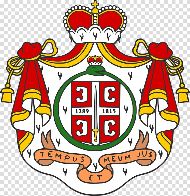 Principality of Serbia Obrenović dynasty Kingdom of Serbia Coat of arms, king transparent background PNG clipart