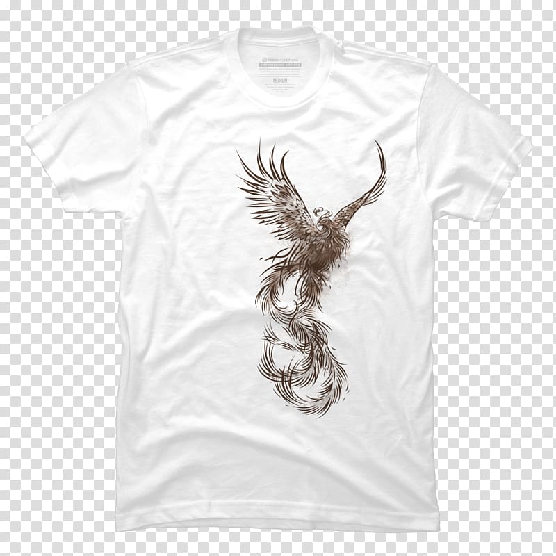 Tattoo Fenghuang Phoenix T-shirt Human physical appearance, Phoenix transparent background PNG clipart