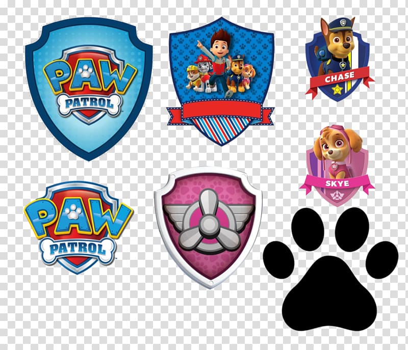 Paw Patrol Logo of Skye Embroidery Design, 3 sizes