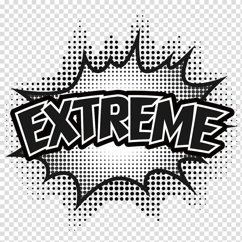 Extreme, Promotional explosion stickers transparent background PNG clipart