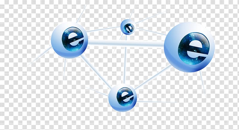 Taizhou Software Business Computer, E word ball connection material transparent background PNG clipart
