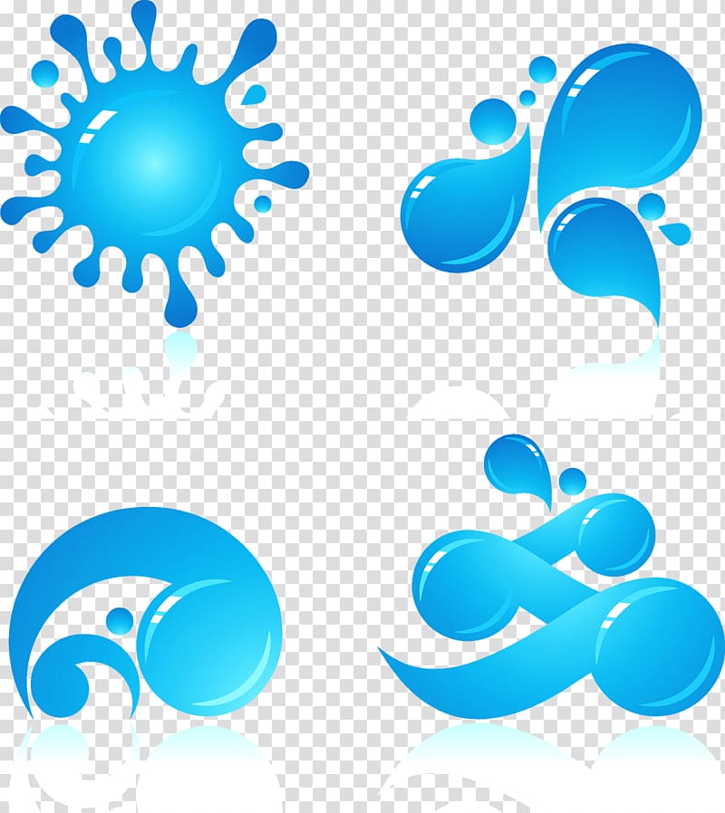 Water Drop Icon, Blue water drop transparent background PNG clipart