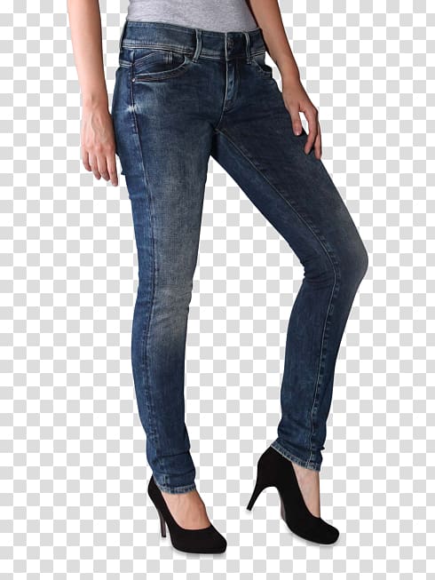 Pepe Jeans Denim Leggings Slim-fit pants, Woman wash g transparent background PNG clipart
