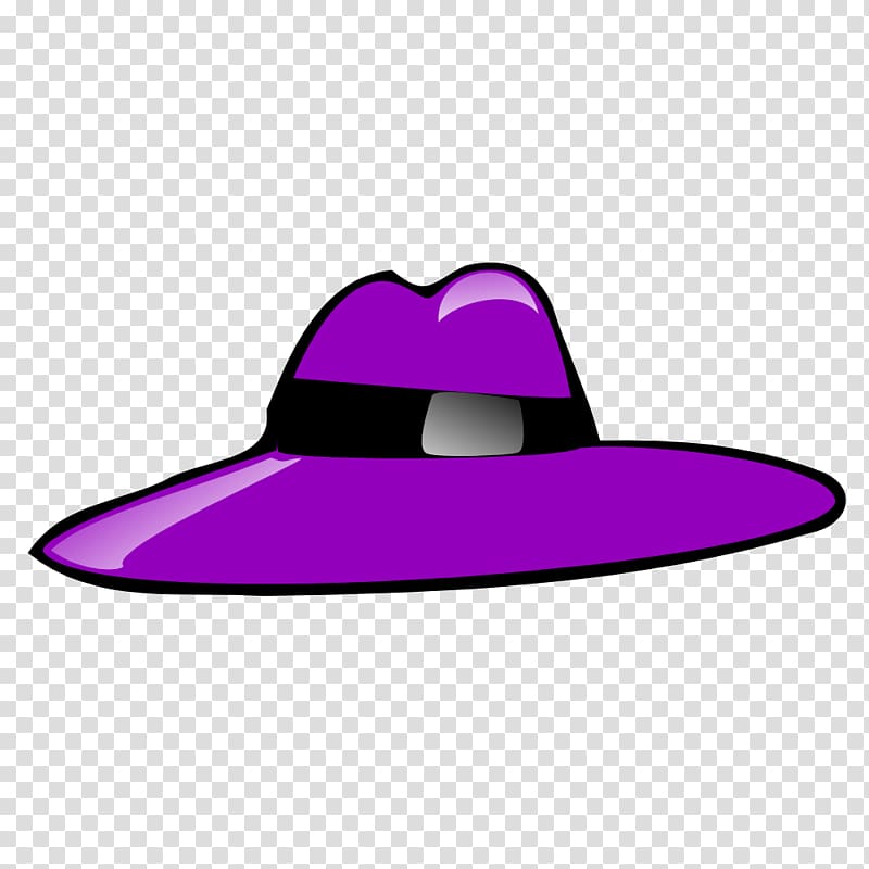 Top hat Purple , Pimp transparent background PNG clipart