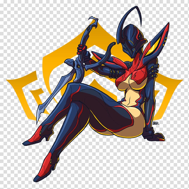 Fan art Drawing , Warframe transparent background PNG clipart