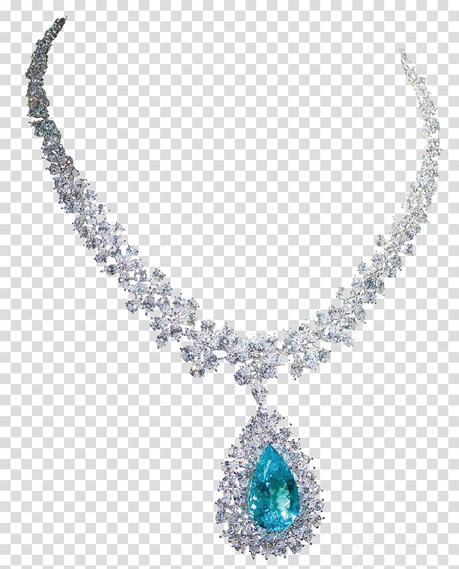 Tourmaline Jadeite Blue Tanzanite, necklace,material transparent background PNG clipart