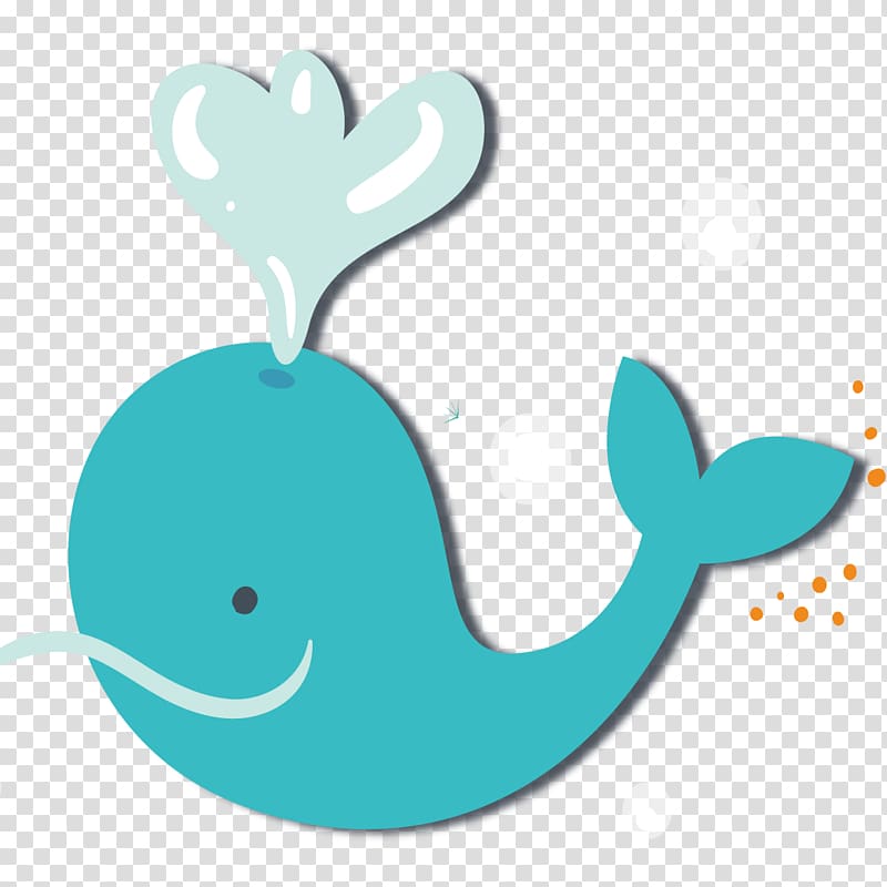 Marine mammal Dolphin Whale Cartoon, Cartoon blue whale transparent background PNG clipart