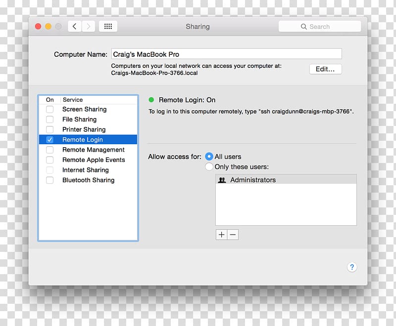 Computer program MacBook macOS Apple Remote Desktop, macbook transparent background PNG clipart