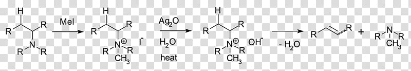 Hofmann elimination Amine Elimination reaction Alkene Chemical reaction, others transparent background PNG clipart